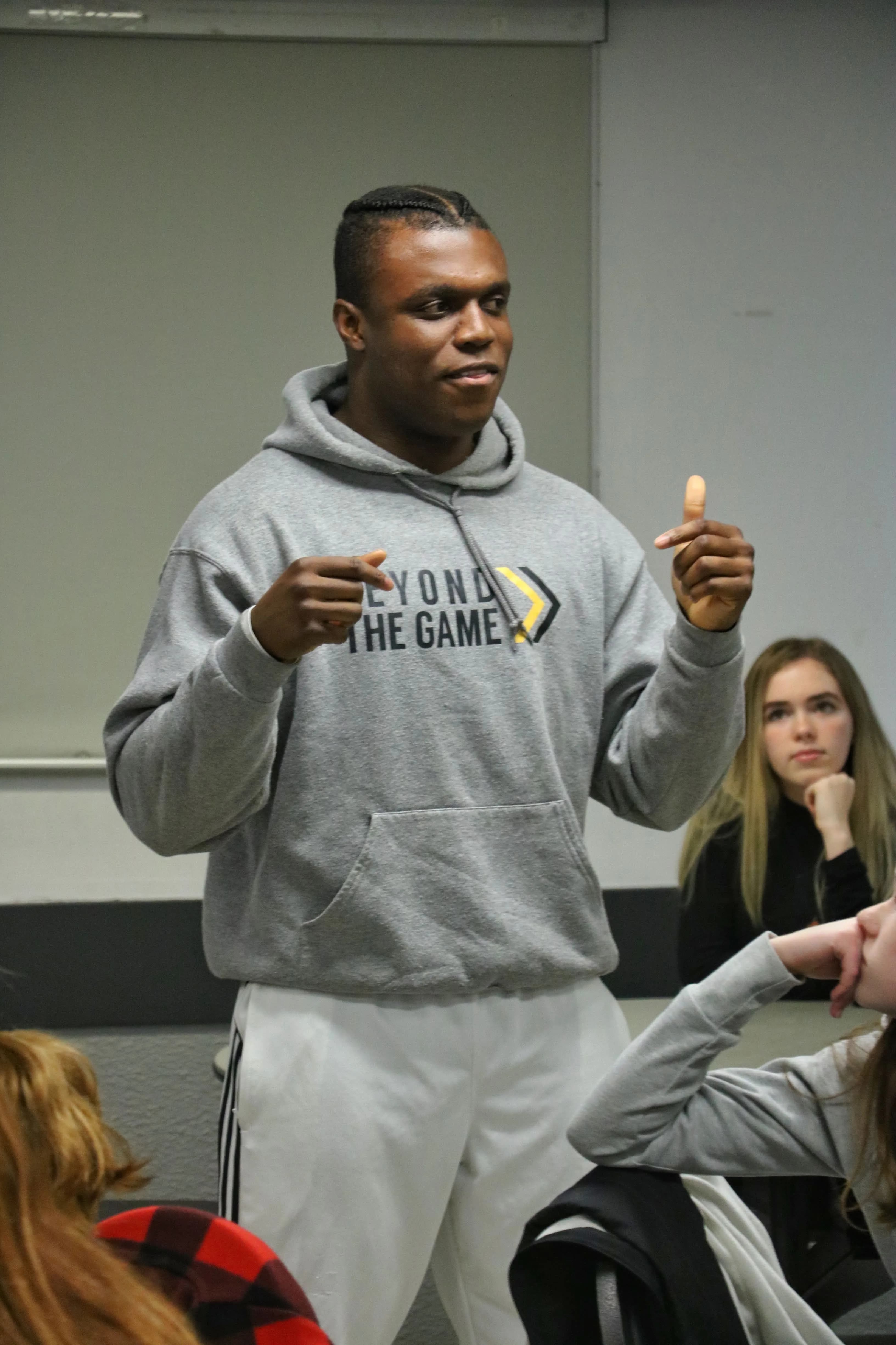 Shaka facilitating a workshop